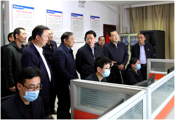 安徽省副省長、市委書記楊光榮來到集團公司調(diào)研安全生產(chǎn)工作
